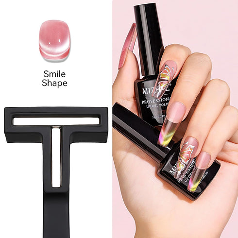 MIZHSE Nail Magnet Tool: 5 in 1 Magnetic for Cat Eye Nails, Multi-Function Magnet Stick for Nail Art Design
