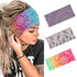 Morebrave Boho Headband Wide Turban Hair Wraps - Stretchy Cloth Head Bands for Women and Girls, Pack of 3
