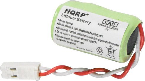 HQRP 3V Battery Compatible with Siemens 575332, 6ES5980-0MB11, Simotion 810D, 840D PLC