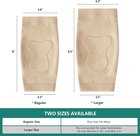 Welnove Achilles Tendonitis Heel Protector Socks, Compression Socks for Bursitis, Tendonitis, Tenderness, Dry Cracked