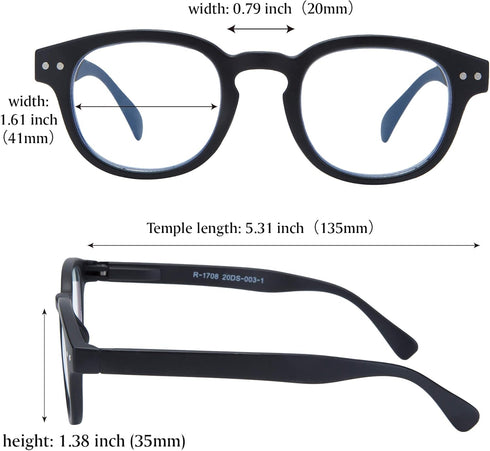 EYEGUARD Blue Light Glasses for Kids, Anti Glare Computer Glasses, Spring Hinges, 3-8 Years Old, Blue
