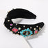 MOLOCH Western Headband for Women, Cowgirl Hat Stars Knotted Headband, Crystal Jeweled Hair Accessories