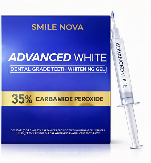 Advanced White Teeth Whitening Gel Refill Pack 60 Treatments | 35% Carbamide