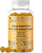 5-in-1 Kid's Immune Support Gummy with Manuka Honey, Vitamin C, Zinc, Echinacea, Ginger - 60 Count, Natural Citrus