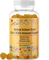 5-in-1 Kid's Immune Support Gummy with Manuka Honey, Vitamin C, Zinc, Echinacea, Ginger - 60 Count, Natural Citrus