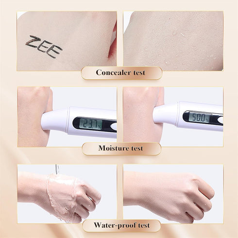 Mushroom Head Air Cushion CC Cream, BB Cream Foundation for Mature Skin, Moisturizing Concealer, Long-Lasting, Medium