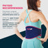 Magic Gel Ice Pack for Back Pain Relief, 2 Pack Lower Back Wrap for Hot or Cold Therapy