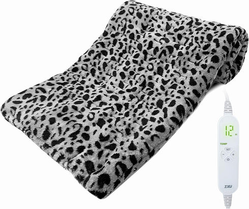 ZXU Heating Pad for Back Pain and Cramps Relief, Ultra Soft Microplush Heating