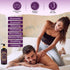 Aromatherapy Lavender Massage Oil with Roller Ball & Thumb Saver Massager, Calming Spa Massage Oil, 10 Fl Oz