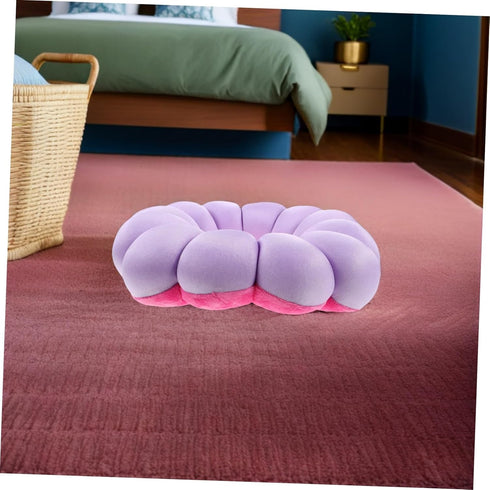 TOYANDONA Pumpkin Shaped Flower Donut Pillow Nursing Pad for Bedridden Patients Multiuse Cushion for Hands Feet Head