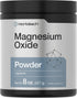 Horbaeach Magnesium Oxide Powder | 400mg | 8 Ounces (227 g) | Vegetarian, Gluten Free, Non-GMO Supplement