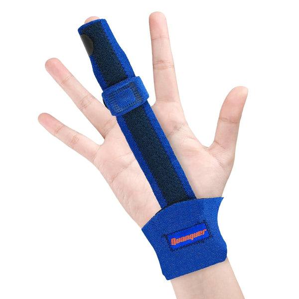 Quanquer Finger Extension Splint for Trigger Finger, Mallet Finger, Knuckle Immobilization, Pain Relief
