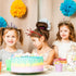 Lovelyshop Colorful Gems Silver Rhinestone Tiara for Little Kid, Big Kid, Prom Birthday Princess Crown