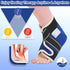 AOBOCO Ankle Heating Pad for Plantar Fasciitis Relief, Upgrade Ankle Brace for Neuropathy Pain, Heated Foot Wrap with