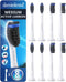 Toothbrush Heads Active Charcoal Medium, Compatible with Philips Sonicare, Replacement Heads for Natural Cleaning, 8