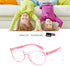 Blue Light Glasses for Kids Girls Boys with Cute Car Case, UV400 Protection, Anti Blue Ray Age 3-12