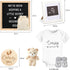 Set Pregnancy Announcement, Baby Announcement Ideas Include Felt Letter Board, Baby Onesie, Booties, Photo Frame