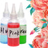 PENTA ANGEL 2oz Plastic Squeeze Bottles, 8Pcs Small Clear Empty Squirt Bottles for Paint, Art, Lotion, Crafts