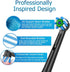 Replacement Brush Heads for Braun Oral b, Compatible with Pro 1000/2000/3000/5000/6000, 12 Pcs
