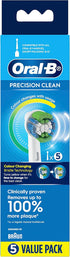 Braun Oral-B Precision Clean Electric Toothbrush Heads, Pack of 5, Suitable for All Oral-B Rotary Brushes
