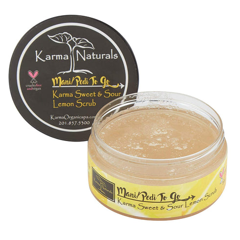 karma organic Natural Lemon Scrub – Essential Oils for Flawless, Glowing, Balanced Skin Complexion
