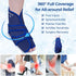 Pack Packs (1 Wrap+4 Packs) KingPavonini Ankle Foot Ice Wrap for Sprained Ankle/Surgery Recovery, Reusable Gel Ice