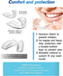 Mouthguard - One Size Fits All Premium Set of 6 BPA Free Moldable Customizable Medical Grade Mouth Guard