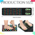 Workers(55.12 13.78 Inches) BBTO Foot Massage Mat Reflexology Walk Stone Road for Acupressure Foot Massage Acupoint Mat