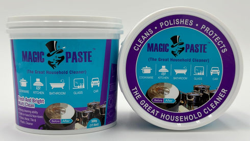 Magic Paste 16 oz. All-Purpose Cleaning Paste For Dishes, Kitchen Sinks, Shoes, Metal, Ceramic, Glass Stovetops, Car