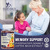 Nature's Caffeine Free Brain Supplement Gummy for Memory, Focus & Concentration - 60 Gummies with Nootropics & Vitamins