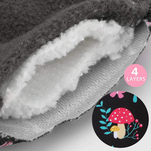 PHOGARY Set Period(7 1, Reusable Menstrual Pads, Bamboo Cloth Pads for Heavy Flow with Wet Bag, Large Sanitary Pad