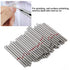 HURRISE Practical Nail Drill Bits,Nail Polishing Head,50Pcs Nail Polishing Grind Head Replacement Accessory Manicure Tool For Acrylic Gel Nails Cuticle Clean Pedicure (F-2.35mm)