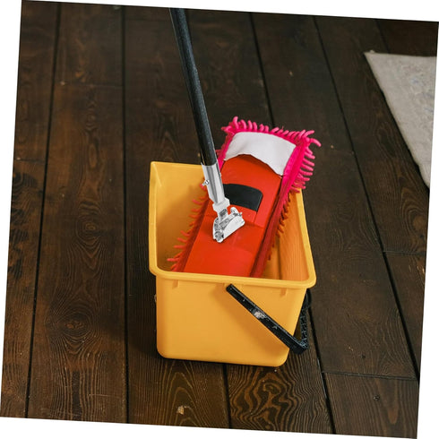 Mop Stick Clip for Floor Cleaning - Replacement Rod Clip for Mop Pole, Stainless Steel Lengthen Mop Head