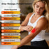 Red Light Vibrating Massage Ball - Handheld Trigger Point Tool for Deep Tissue Massage and Myofascial Release, Portable