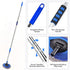 Wall Cleaner, Max 66'' Wall Mop with Long Handle, Ceiling Dust Mop with Labor-Saving Elbow Extension Pole for Cleaning