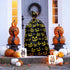 Ymsone 36 56 inches (1 Halloween Extra Large Gift Bags Jumbo - Spooky Gift Bag for Big Presents - Black and Orange