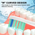 Replacement Toothbrush Heads for Philips Sonicare, Compatible with Electric Toothbrushes Handle, Snap-on System, Black,