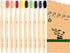Virgin Forest Bamboo Toothbrush, 10 Count, Soft Bristle for Adults, Eco-Friendly Natural Wooden Toothbrushes