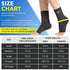 ABIRAM Foot Sleeve (Pair) Compression Wrap Ankle Brace for Arch Support, Football, Basketball, Running