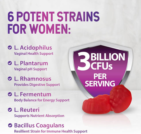 Gummies Gummy 60 Gummies Menopause Supplement - Complete Women's Probiotics Supplements - Advanced Menopause Relief