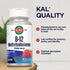 KAL Vitamin B12 Methylcobalamin 1000mcg, 90 Servings, Fast Dissolve ActivMelt, Natural Raspberry Flavor, Healthy