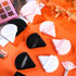 100 Pcs Soft Powder Puff Triangle Makeup Puffs for Loose Powder, Mineral Powder, Velour Cosmetic Foundation (Black,