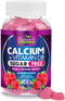 Calcium Supplement Gummies - Sugar Free Calcium Gummy with Vitamin D3 for