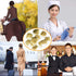 Polly Online 50PCS Invisible Elastic Edge Hair Nets, 20" Blonde Mesh Bun for Ballet Dance