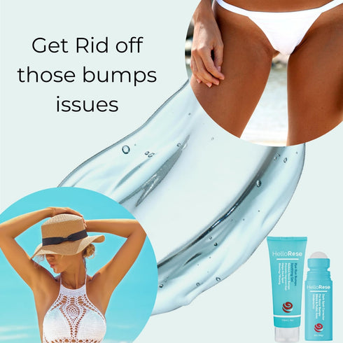 Razor Bump Treatment for Bikini Area, Ingrown Hair Removal Kit for Women & Men with Dark Spot Corrector