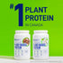 LeanFit Organic Plant-Based Protein Powder, Natural Chocolate Flavor, Vegan, 21g Protein, 18 Servings