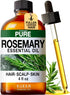 Set Set 2X 4 Oz Mandarin Essential Oil for Diffuse & Rosemary Essential Oil for Diffuser - Aromatherapy Grade Essential