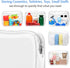 PACKISM TSA Approved Clear Makeup Bag - Waterproof Quart Size Cosmetic Bag for Women, 3 Pack