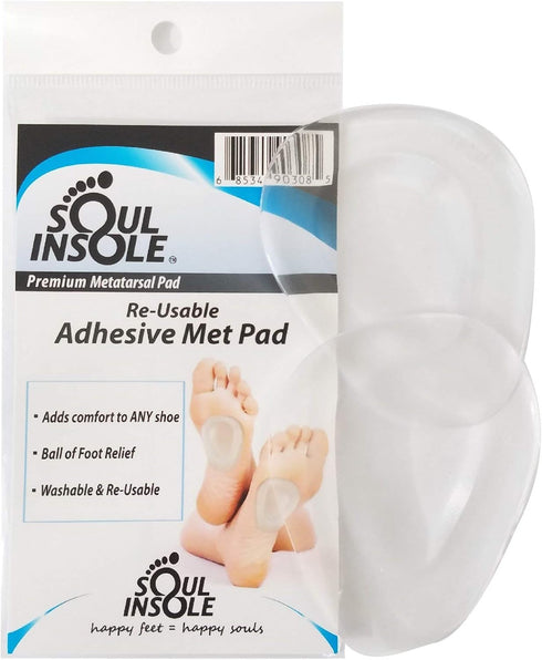 Premium Metatarsal Pad, Self-Sticking and Reusable