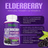 Organic Elderberry Capsules, 4-Way Immune Boost Elderberry, Vitamins C, D, and Zinc Support, 1260.1 mg Elderberry Supplements for Adults, 60 Capsules
